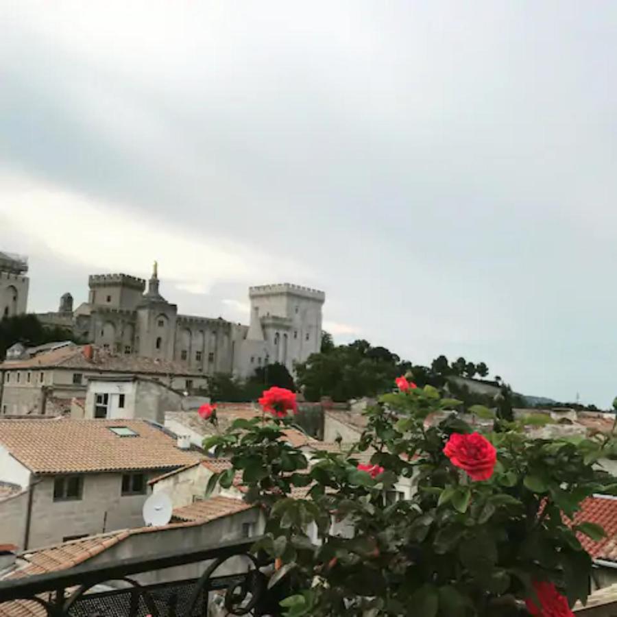 Magnifique Appartement De Charme Avec Vue Sur Le Palais Des Papes A Avignon Wifi Gratuit Екстериор снимка