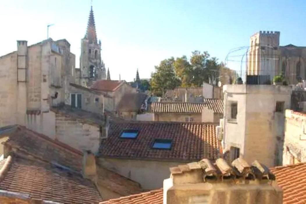 Magnifique Appartement De Charme Avec Vue Sur Le Palais Des Papes A Avignon Wifi Gratuit Екстериор снимка